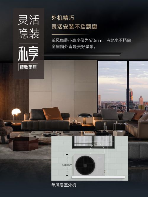 享家系列：外机精巧开启舒适新篇凯发k8娱乐登录海信中央空调私